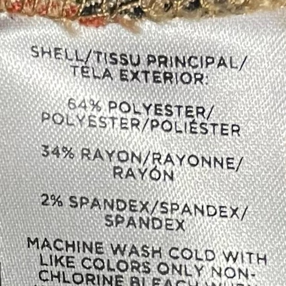 ANN Taylor factory plaid skirt. Size 4 petite - Picture 7 of 9